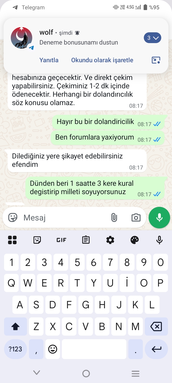 Şikayet görseli