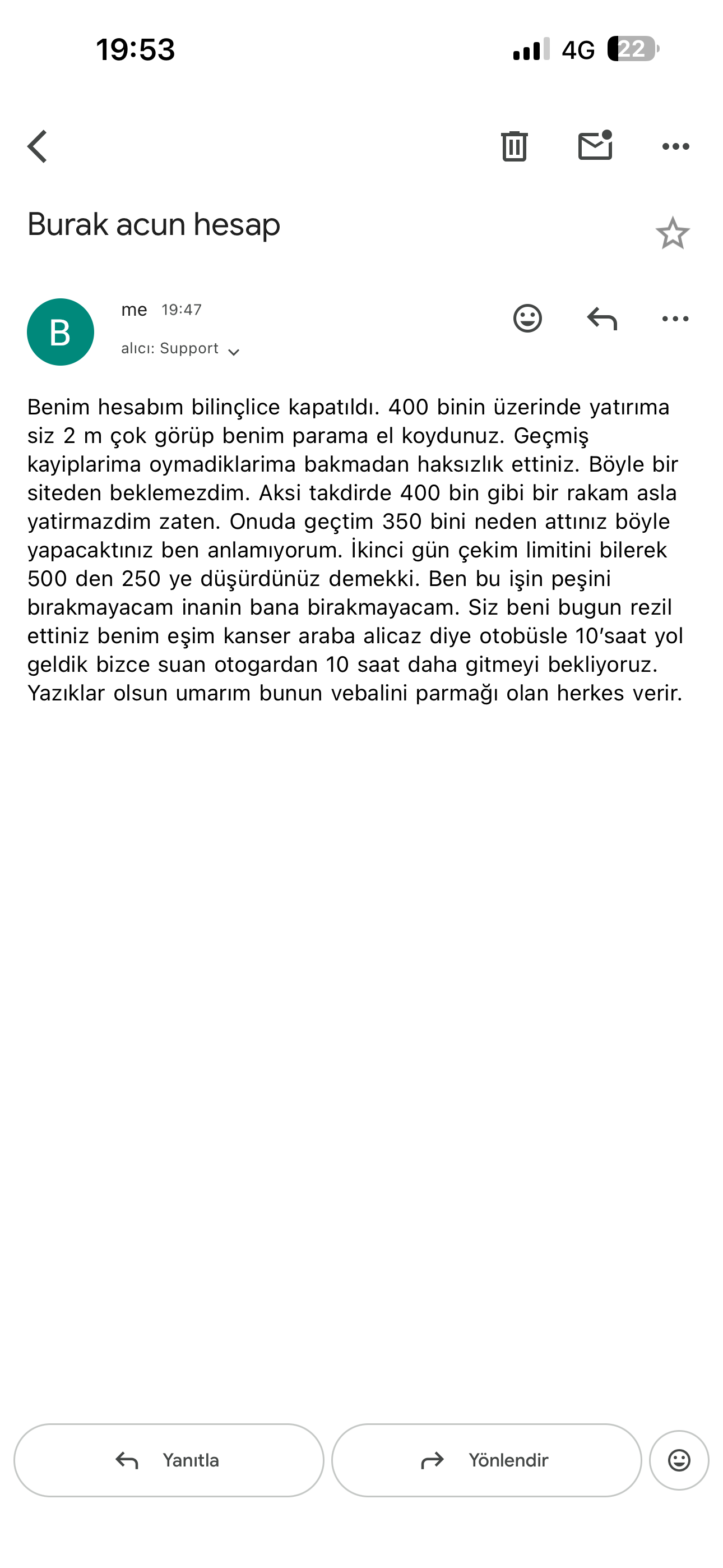 Şikayet görseli