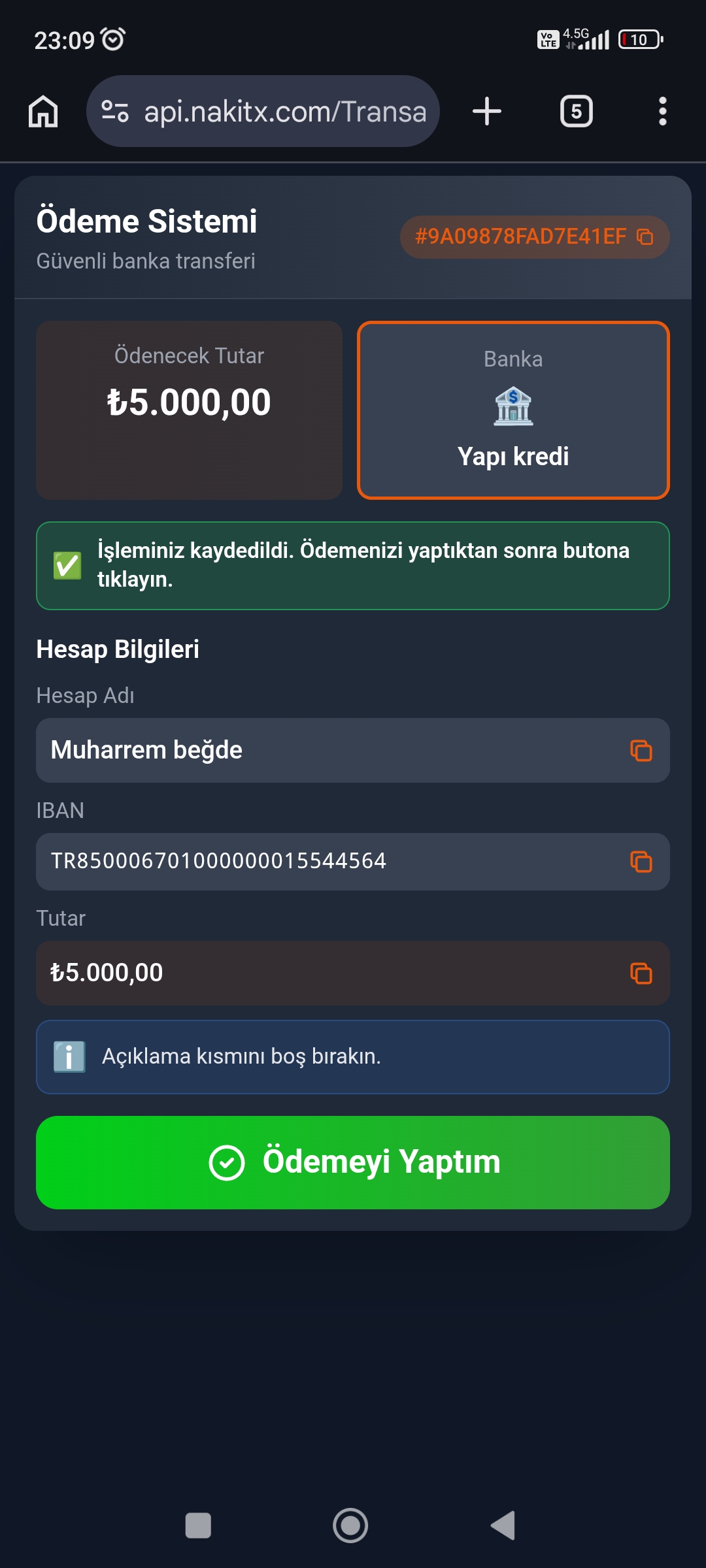Şikayet görseli