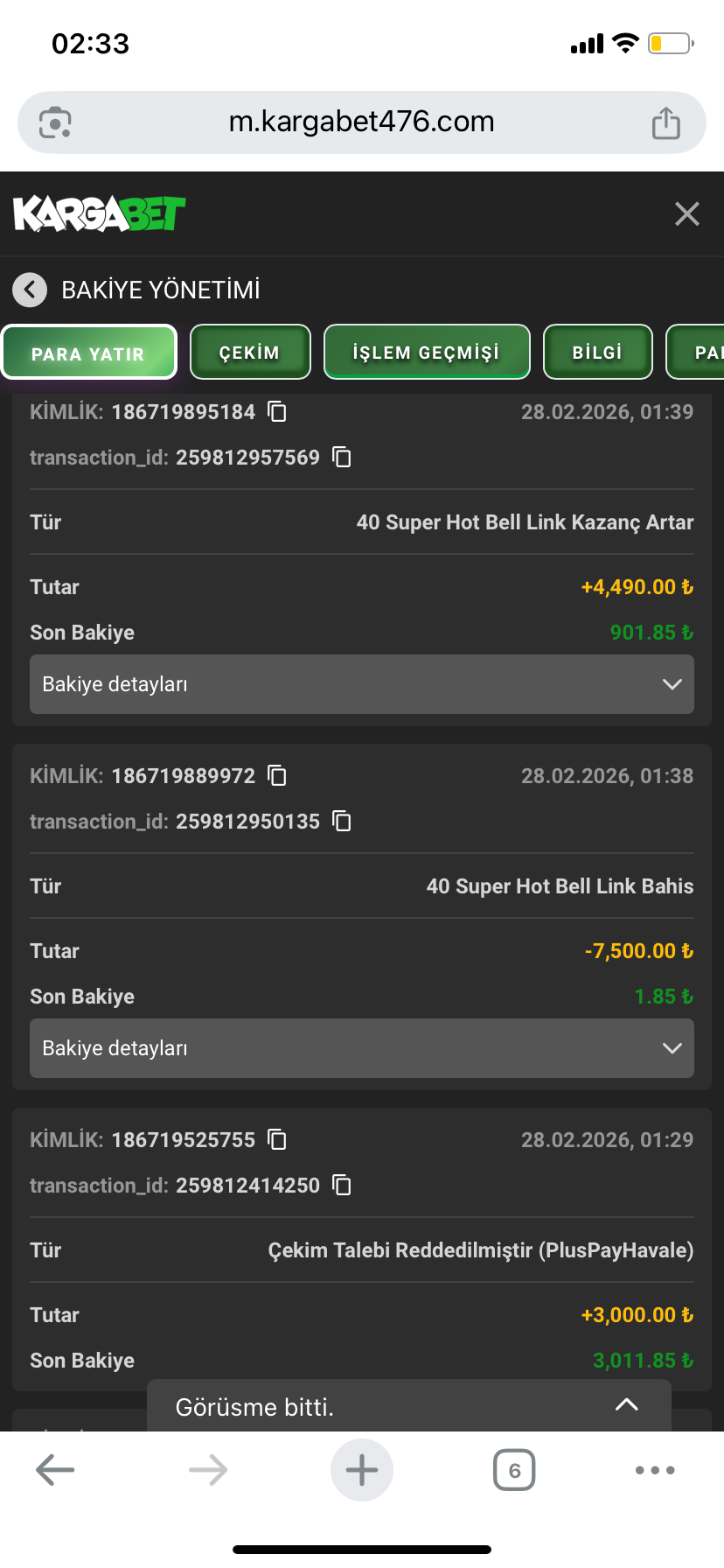 Şikayet görseli